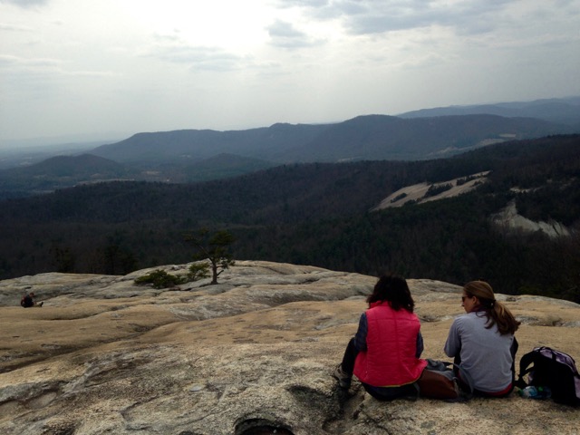 Catching a view from atop Stone Mountain