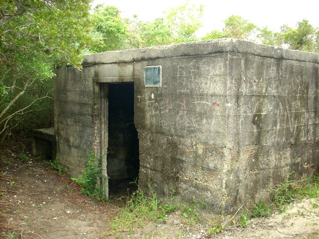 The hermit's bunker at Fort Fisher