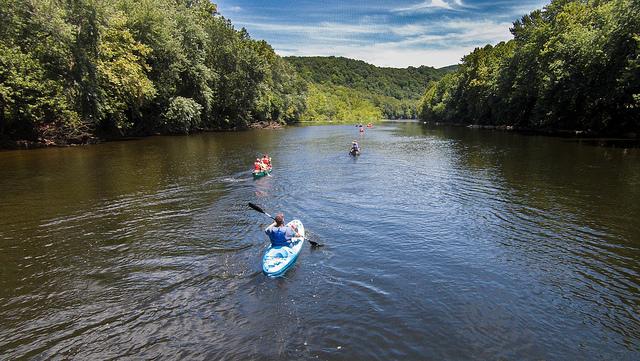 Summer paddling in the Piedmont