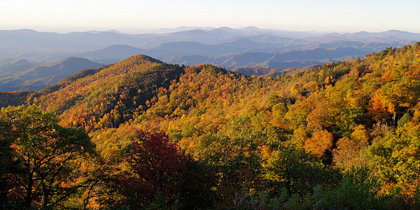The Black Mountains near Mount Mitchell (photo courtesy romanticashville.com)
