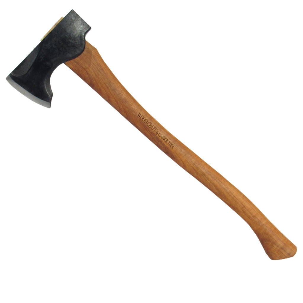 Council Tool 2# Wood-Craft Pack Axe, 19″ Curved Handle, Mask | Great ...