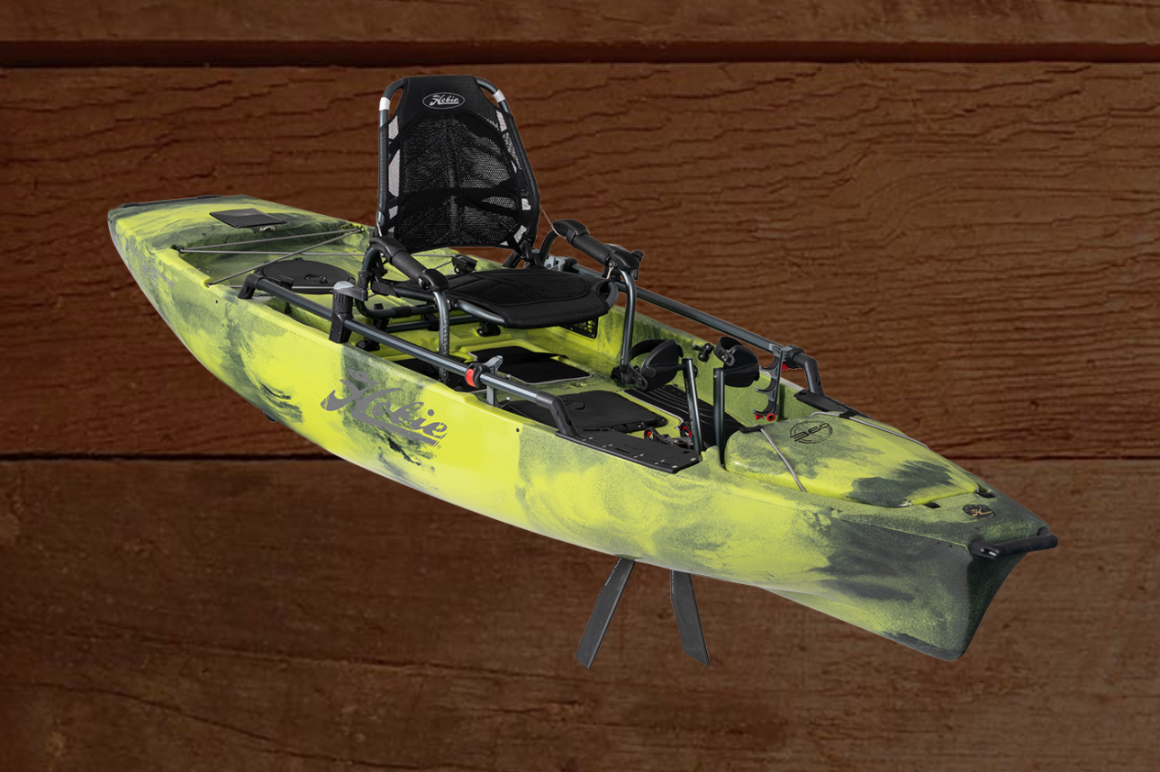 storing hobie pro angler kayak on air mattress