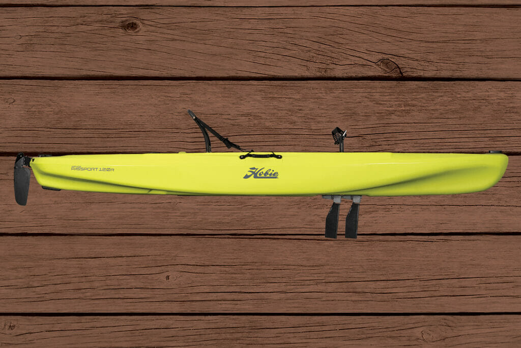 Sit-on-top kayak - MIRAGE PRO ANGLER 14 360 MIKE - Hobie Kayak - rigid /  fishing / sea