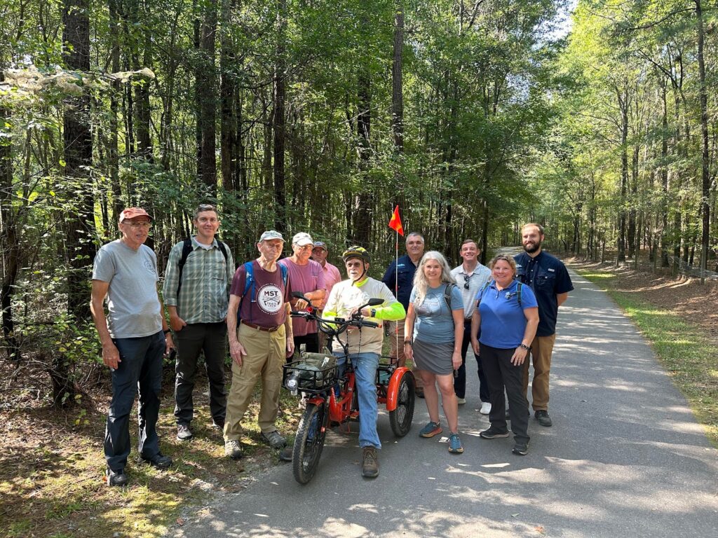 Group photo from Buffalo Creek Greenway in Smithfield NC