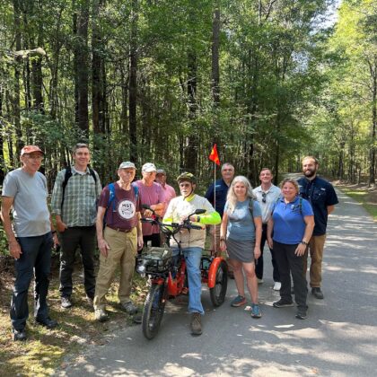 Group photo from Buffalo Creek Greenway in Smithfield NC