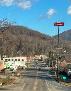 Old Fort, NC - downtown bridge has been repaired and is now passable for 2 lane traffic.